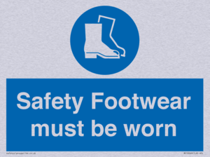 Safety Footwear must be worn